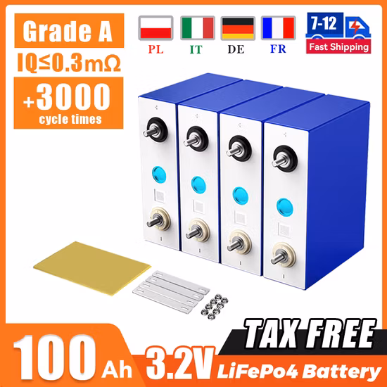 Catl 3.2V 100ah Prismatic LiFePO4 Battery Cells for EV